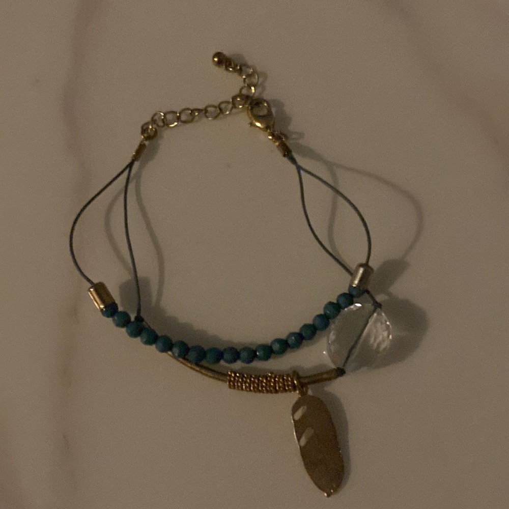 Double layer bracelet